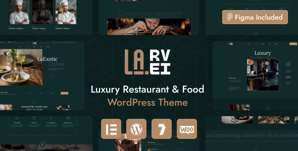 Télécharger La.Revi – Luxury Restaurant WordPress Theme