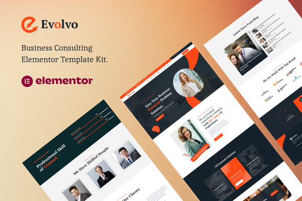 Download Evolvo – Business Consulting Elementor Template Kit