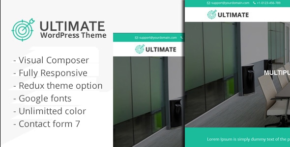 Télécharger Ultimate – Responsive Multiple Purpose WordPress Theme