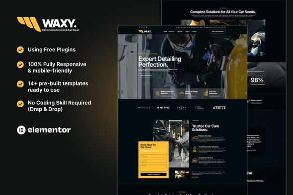 Télécharger Waxy – Car Detailing Service