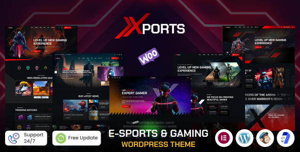 Download Xports – eSports and Gaming WordPress Theme