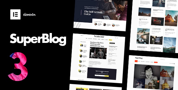 Download SuperBlog – Powerful Blog & Magazine Theme