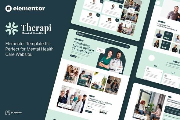 Download Therapi – Mental Health Care Elementor Template Kit