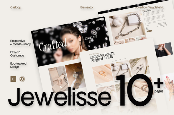 Download Jewelisse – Modern Luxury Jewelry Store Elementor Template Kit