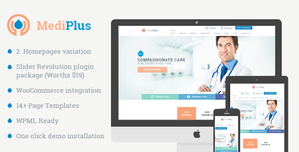 Télécharger MediPlus – Responsive Theme for Medical and Health