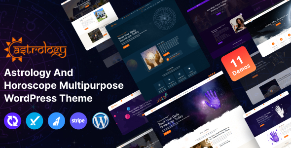 Download Horoscope and Astrology WordPress Theme With AI Content Generator