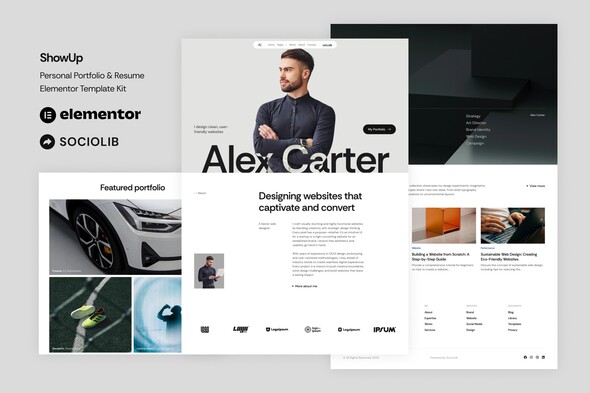 Download ShowUp – Personal Portfolio