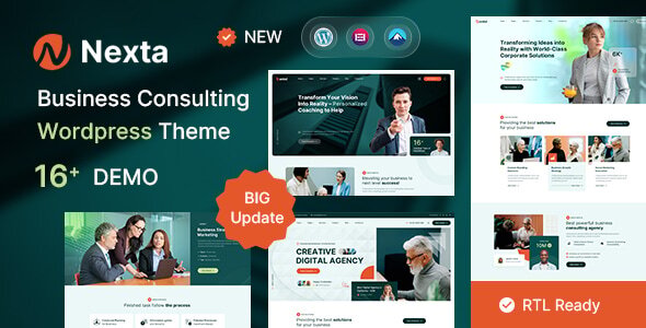 Télécharger Nexta – Business Consulting WordPress Theme