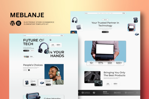 Download Meblanje – E-Commerce Electronics Store Elementor Template Kit