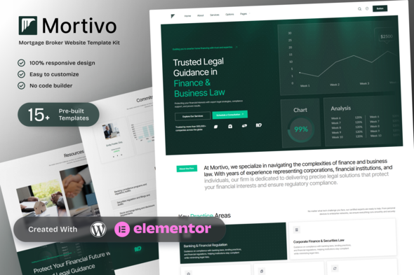 Télécharger Mortivo – Mortgage Broker Elementor Template Kit