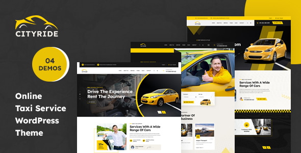 Download Cityride – Online Taxi Service WordPress Theme