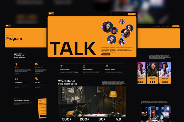 Download Podhub – Modern Dark Mode Podcast