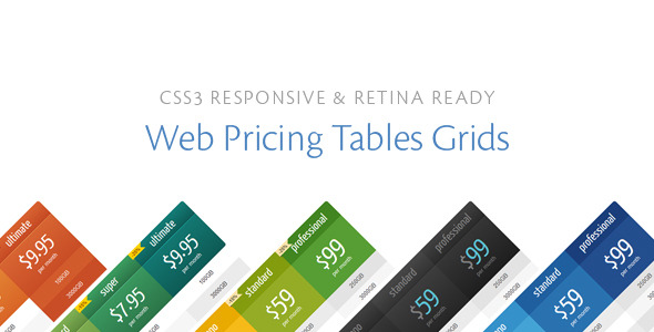 Télécharger CSS3 Compare Pricing Tables