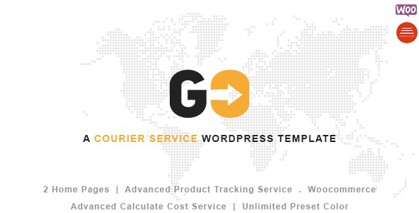 Download GO Courier - Delivery Transport WordPress Theme