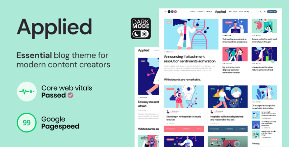 Download Applied – Essential Blog theme for Modern Content Creators