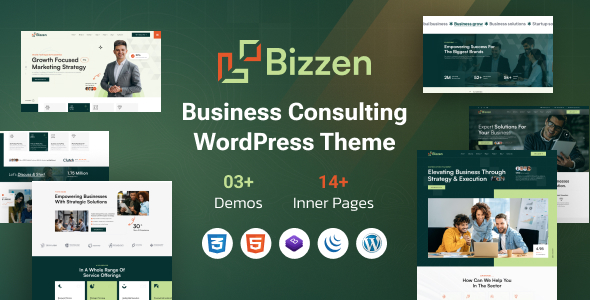 Download Bizzen – Business Consulting WordPress Theme