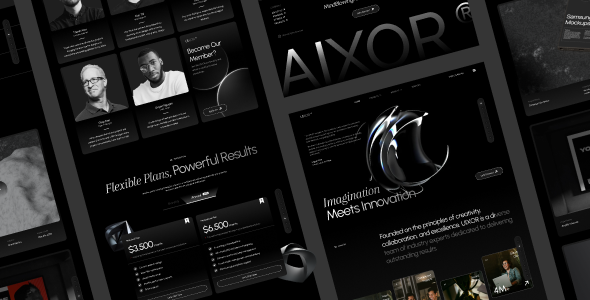Download Aixor Agency WordPress Theme