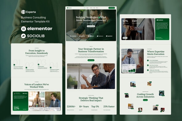 Download Experta – Business Consulting Elementor Template Kit