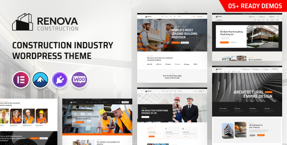 Télécharger Renova – Construction Industry WordPress Theme