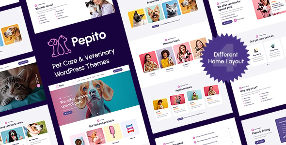 Download Pepito – Pet Care WordPress Theme