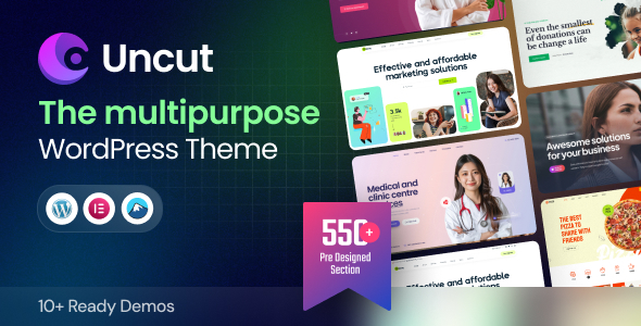 Download Uncut – The Multipurpose WordPress Theme