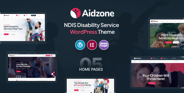 Download Aidzone – NDIS Disability Service WordPress Theme