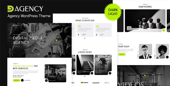 Télécharger Dagency – Digital Agency WordPress Theme