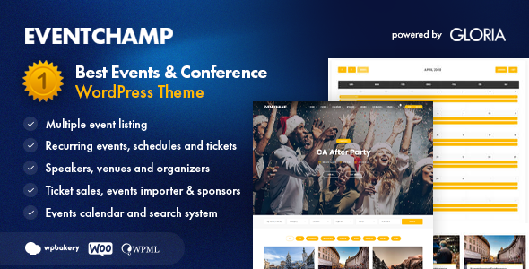 Télécharger Event Champ | WordPress Theme