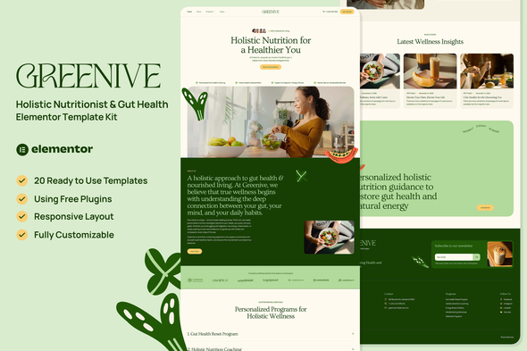 Télécharger Greenive – Holistic Nutritionist