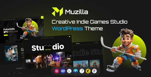 Télécharger Muzilla – Creative Indie Game Studios WordPress Theme