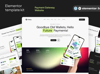 Download Pobay – Online Payment Gateway Mobile Apps Elementor Template Kit