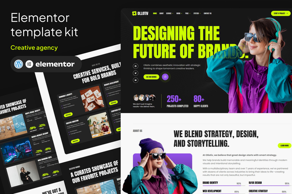 Download Ollotiv – Creative Agency Elementor Template Kit