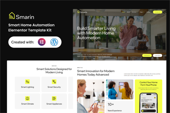 Download Smarin – Smart Home Automation Elementor Template Kit