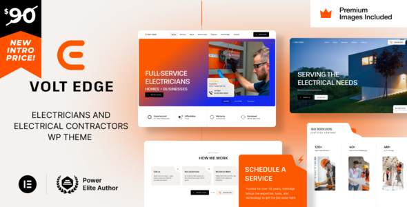 Télécharger VoltEdge– Electrician Electrical Contractor WordPress Theme