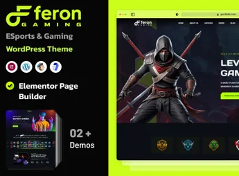 Télécharger Feron – eSports and Gaming WordPress Theme