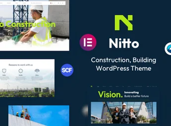 Download Nitto – Building, Construction WordPress Theme