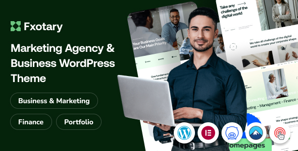 Télécharger Fxotary – Modern Digital Agency WordPress Theme with Elementor Support