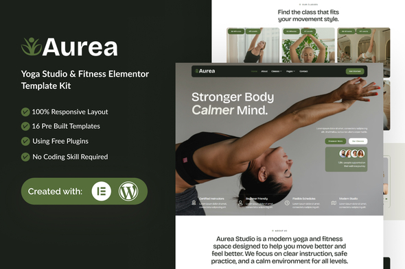 Download Aurea – Yoga Studio