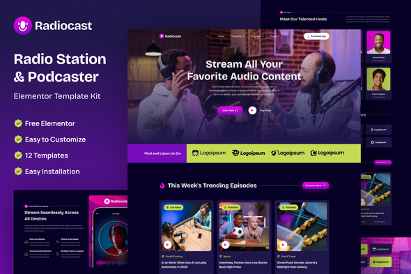 Download Radiocast – Radio Station