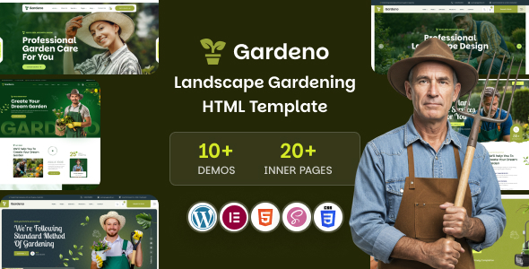 Télécharger Gardeno – Gardening and Landscaping WordPress Theme