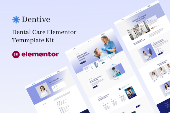 Download Dentive – Dental Care Elementor Template Kit