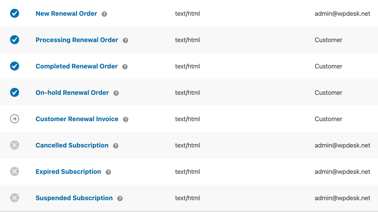Download WP Desk | Flexible Subscriptions Emails