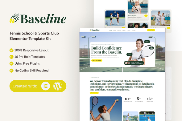 Télécharger Baseline – Tennis School