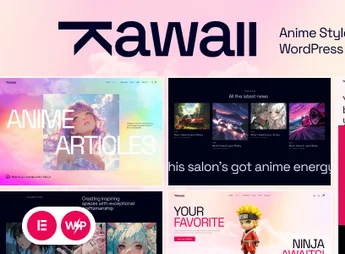 Download Kawaii – Anime Creative Original WordPress Theme