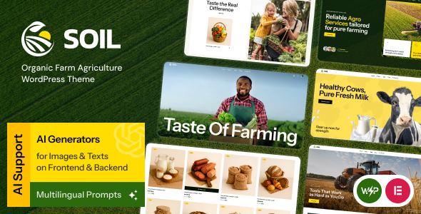 Download Soil – Organic Farm Agriculture WordPress Theme