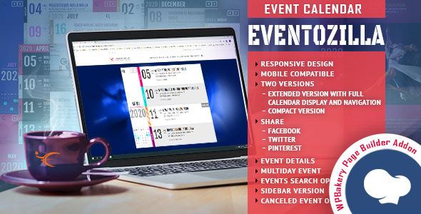 Download EventoZilla – Event Calendar – Addon For WPBakery Page Builder