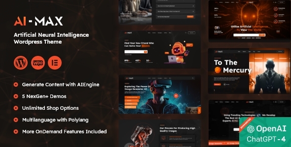 Download AIMAX – AI Agency WordPress Theme