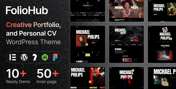 Download FolioHub – Personal Portfolio WordPress Theme