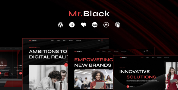 Download Mr.Black – Business Agency WordPress Theme