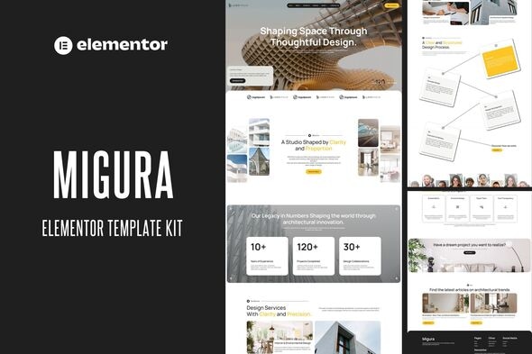 Télécharger Migura – Architecture Design Elementor Template Kit